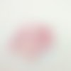 16 boutons en résine rose - 15mm et 12mm - abd839