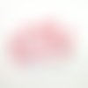16 boutons en résine rose - 14mm - abd832