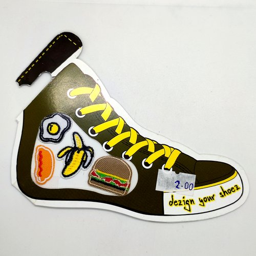 Lot 4 thermocollants - theme nourriture - customisation
