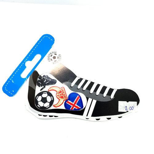 Lot 4 thermocollants - theme football angleterre - customisation