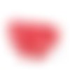 30 boutons en résine rouge clair - 15mm - abd885