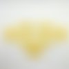 7 boutons en résine jaune - 24x35mm - abd951