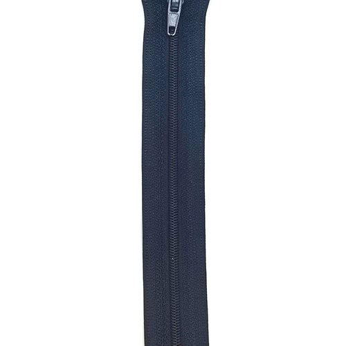 1 fermeture éclair noir - 18cm - non séparable , maille nylon