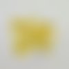 38 boutons en résine jaune - 9mm - 11mm et 10mm - abd955
