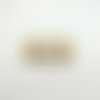 1 boucle de ceinture en métal doré - 51x35mm