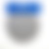 Lot 2 coudes imitation daim - a coudre ou thermocoller - gris clair