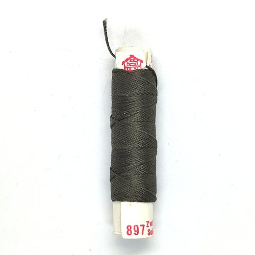 Fil de soie taupe - calanda - 10m - coloris 897