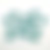 15 boutons en résine bleu / vert - 18mm - abd1011