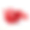 38 boutons en résine rouge - 14mm - abd926