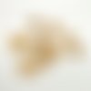 10 boutons en résine beige clair - 27mm - 22mm et 17mm - abd908