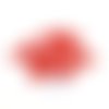 20 boutons en résine rouge - 12/13mm - abd905