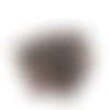 35 boutons en résine marron et beige - 15mm - abd1003