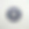 1 boucle de ceinture en résine bleu foncé - 60x78mm