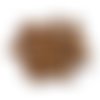 34 boutons en bois marron - 15mm - abd1050