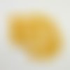 17 boutons en résine jaune / orangé (fleur) - 15mm - abd1059