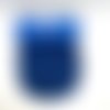 Lot 2 coudes imitation daim - a coudre ou thermocoller - bleu royal