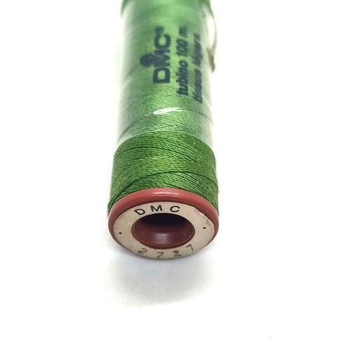 Fil pour tissu léger - dmc - vert 2727 - tubino 100m - sachet 1