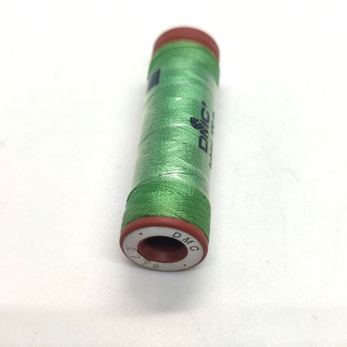 Fil pour tissu léger - dmc - vert 2719 - tubino 100m - sachet 3