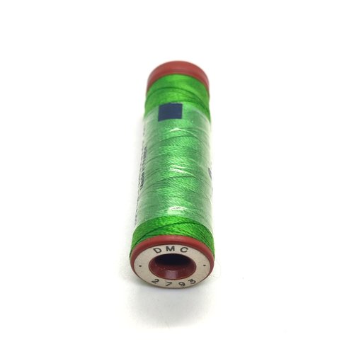 Fil pour tissu léger - dmc - vert 2793 - tubino 100m - sachet 3