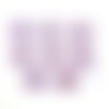 8 boutons en résine lilas - 23mm - tr4309