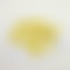 25 boutons en résine jaune - 10mm - abd1080