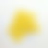 11 boutons en résine jaune - 19mm - abd1087