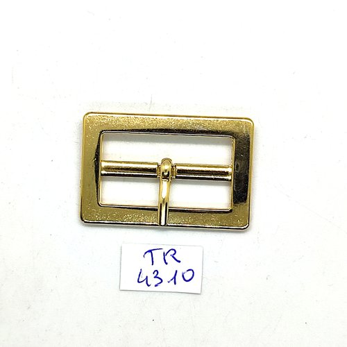 1 boucle de ceinture en métal doré - 26x40mm - tr4310