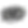 22 boutons en cuir noir - 16mm - tr4328
