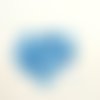11 boutons résine bleu - 17mm- abd1138