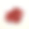 38 boutons résine rouge foncé - 10mm- abd1190