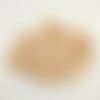 31 boutons résine beige - 15mm- abd1223