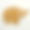 23 boutons résine beige foncé - 15mm- abd1237