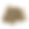 30 boutons résine taupe - 16mm- tr4381