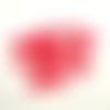 31 boutons résine rouge - 13mm- tr4386