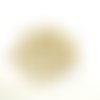 30 boutons résine beige - 15mm - abd1287