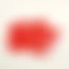 27 boutons résine rouge - 13mm - abd1322