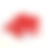 25 boutons résine rouge - 11mm - abd1323
