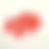 10 boutons résine rouge - 20mm - abd1324