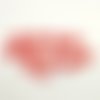 12 boutons résine rouge et rose dessous - 18mm - 15mm et 13mm - abd1330