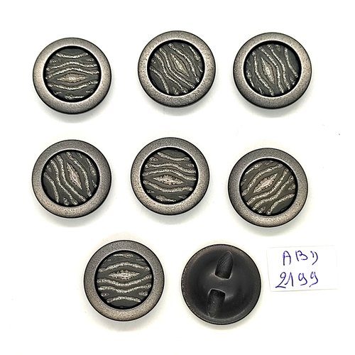 8 boutons en résine v - 15mm - abd2200