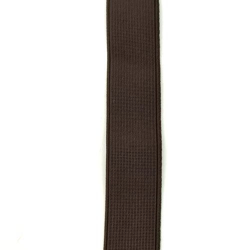 5m d' élastique marron - polyester - 25mm