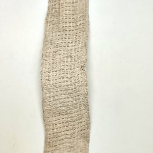 4m de ruban écru (dentelle) - 30mm
