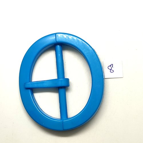 1 boucle de ceinture en résine bleu clair - 60x68mm