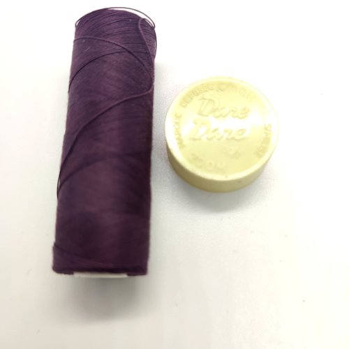 1 bobine de fil a coudre tous textiles - marron foncé col.87 - 200m - dare dare