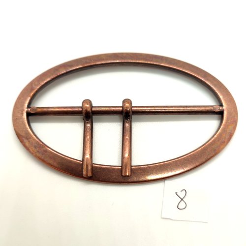 1 boucle de ceinture en métal cuivre - 60x94mm