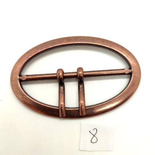 1 boucle de ceinture en métal cuivre - 47x72mm