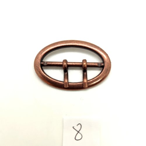 1 boucle de ceinture en métal cuivre - 26x38mm