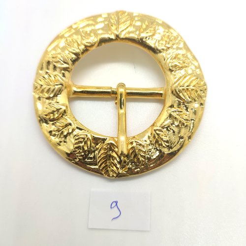 1 boucle de ceinture métal doré - 58mm