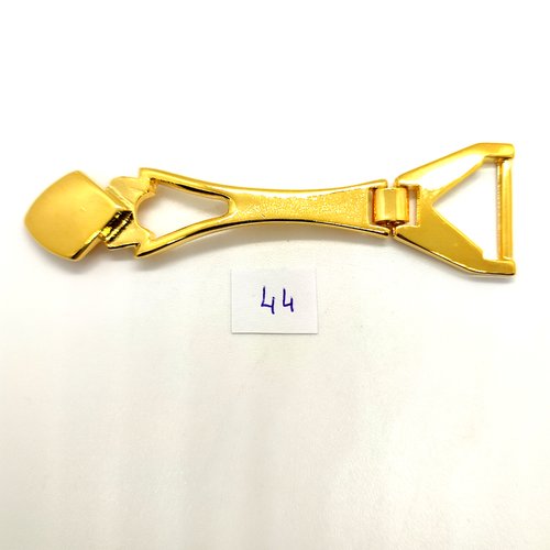 1 boucle de ceinture en métal doré - 11cm