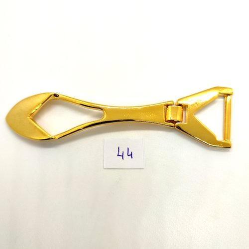 1 boucle de ceinture en métal doré - 11cm